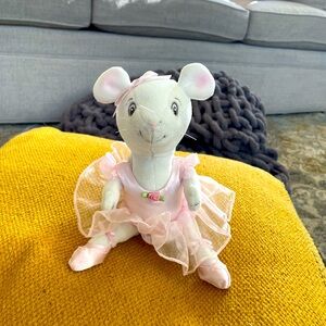 American Girl ANGELINA BALLERINA Plush 10" Mouse Doll Pink Tutu Jointed 2004 EUC